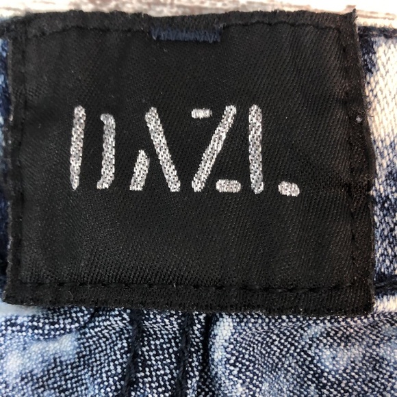 DAZL American Flag Acid Wash Long Line Bermuda Shorts NWT 20 - Picture 3 of 10